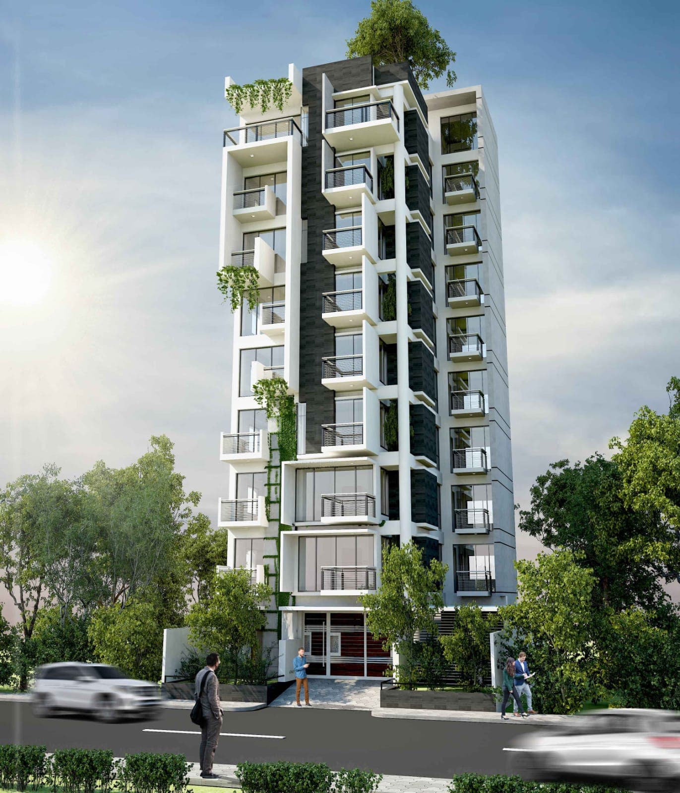 Radiance Residence, Plot #587, Road #18, Block #F, Bashundhara R/A, Dhaka